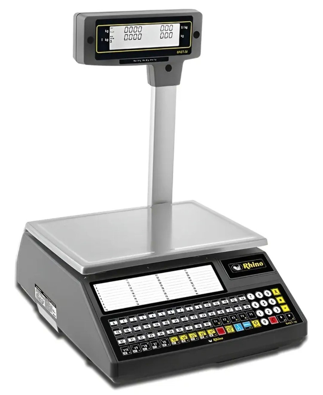 Bascula Digital Rhino BAET-30 Para Punto De Venta Con Etiquetasora de 30Kg